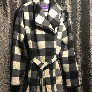 Madden Girl Plaid Coat